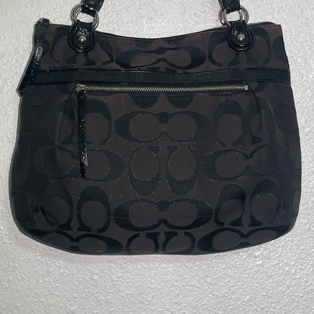 Coach black signature Women's Bag